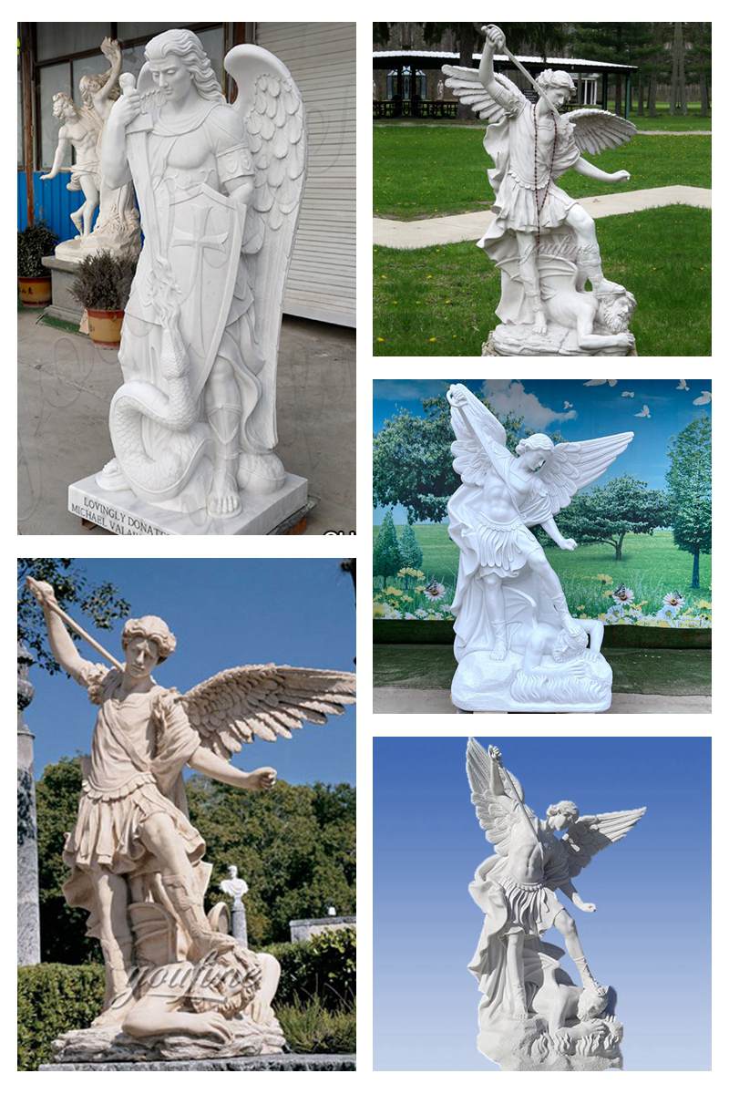 famous marble Archangel St. Saint Michael-Factory Supplier