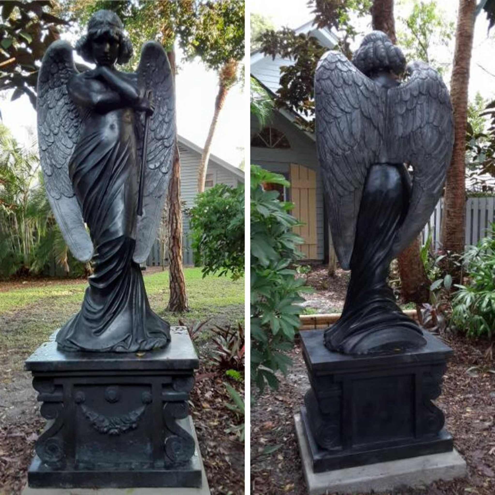 feedback of marble angel statue (2)