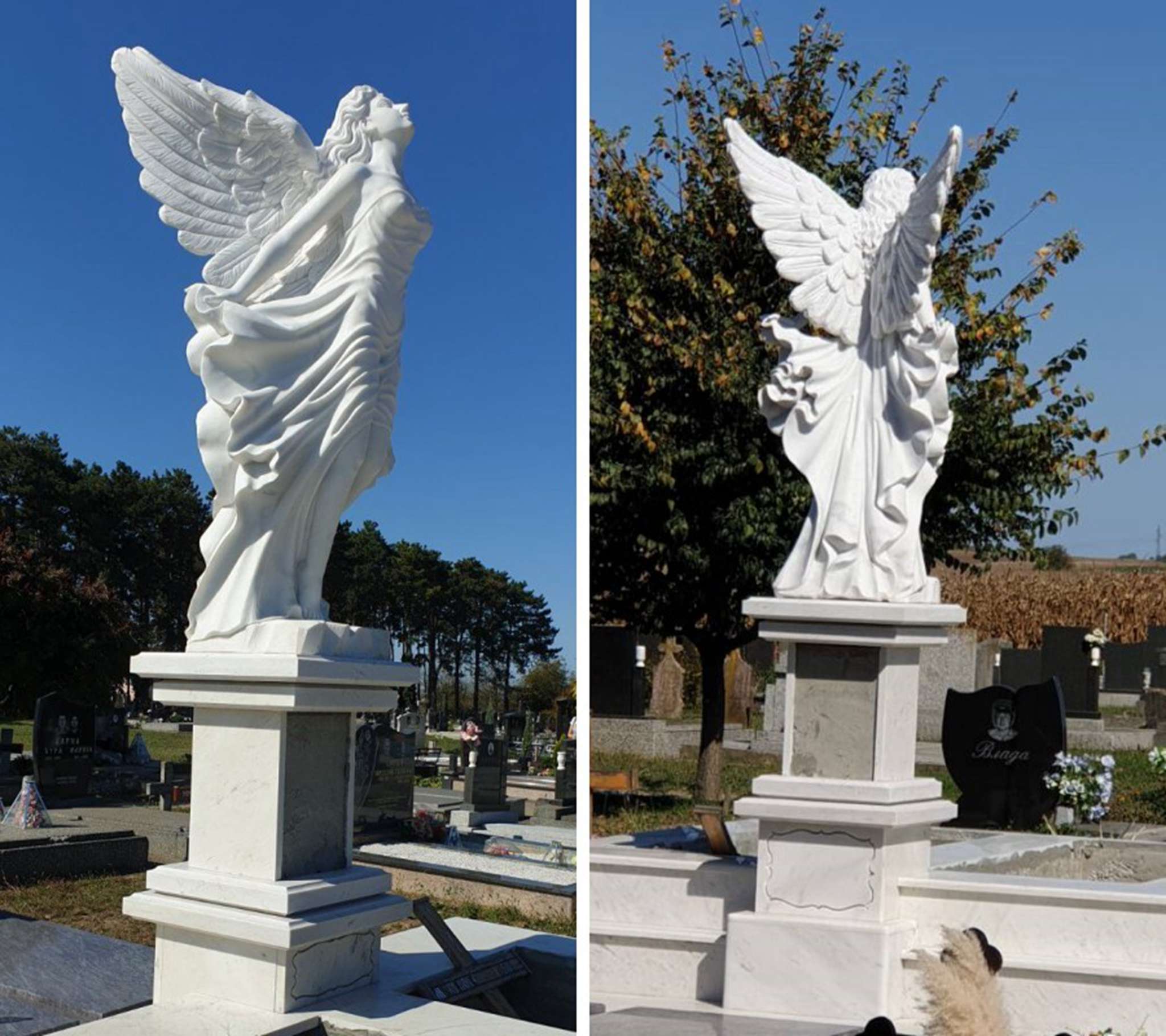 feedback of marble angel statue (3)