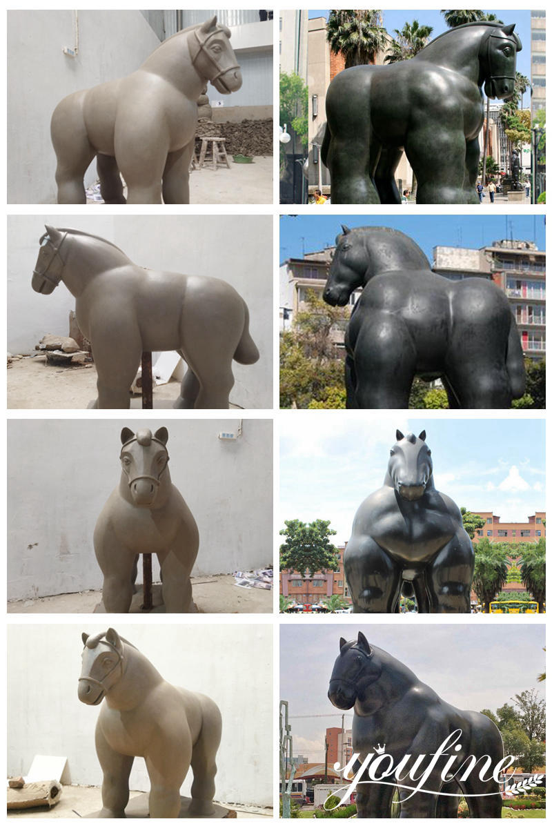 Fernando Botero horse Sculpture -Factory Supplier
