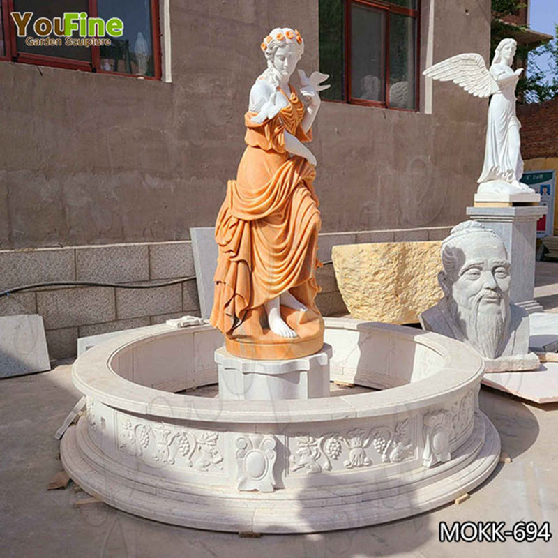 fountain with lady statue - Factory Supplier