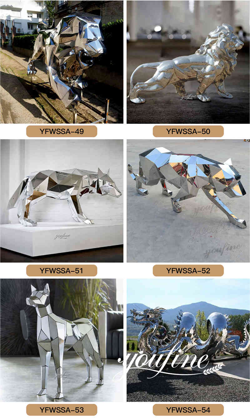 geometric animal sculpture - Factory Supplier