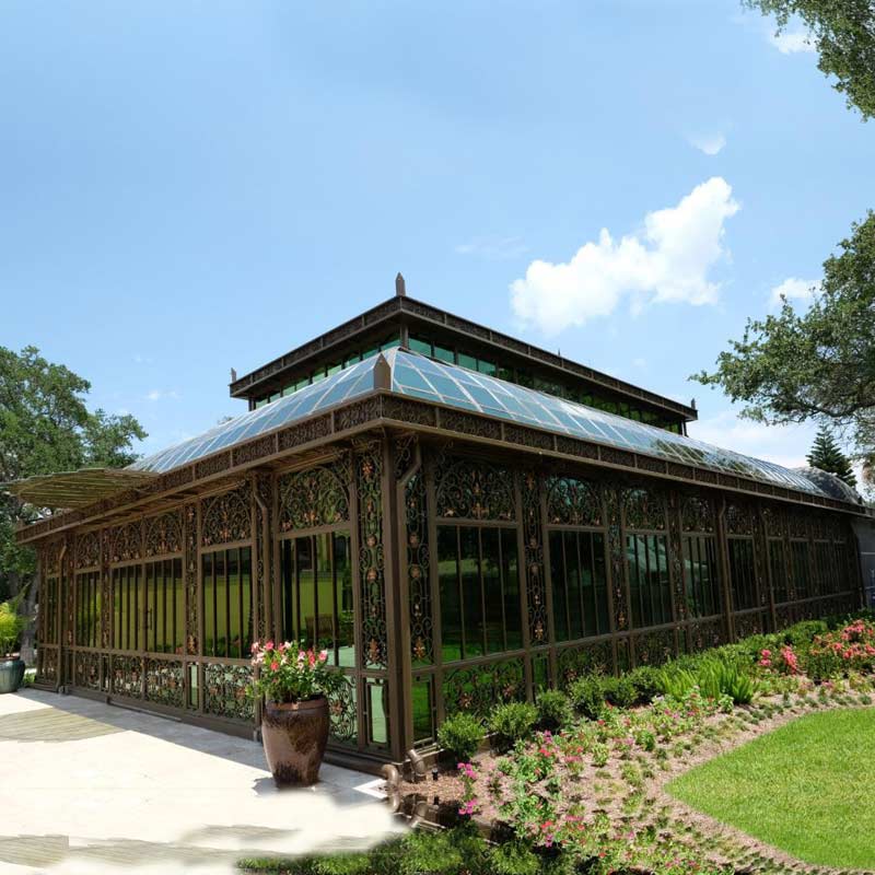 Large Outdoor Wrought Iron Gazebo Garden Decoration for Sale