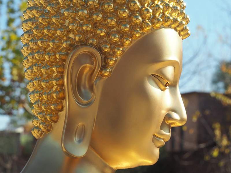 gold-leaf-Buddha-statue-Factory Supplier