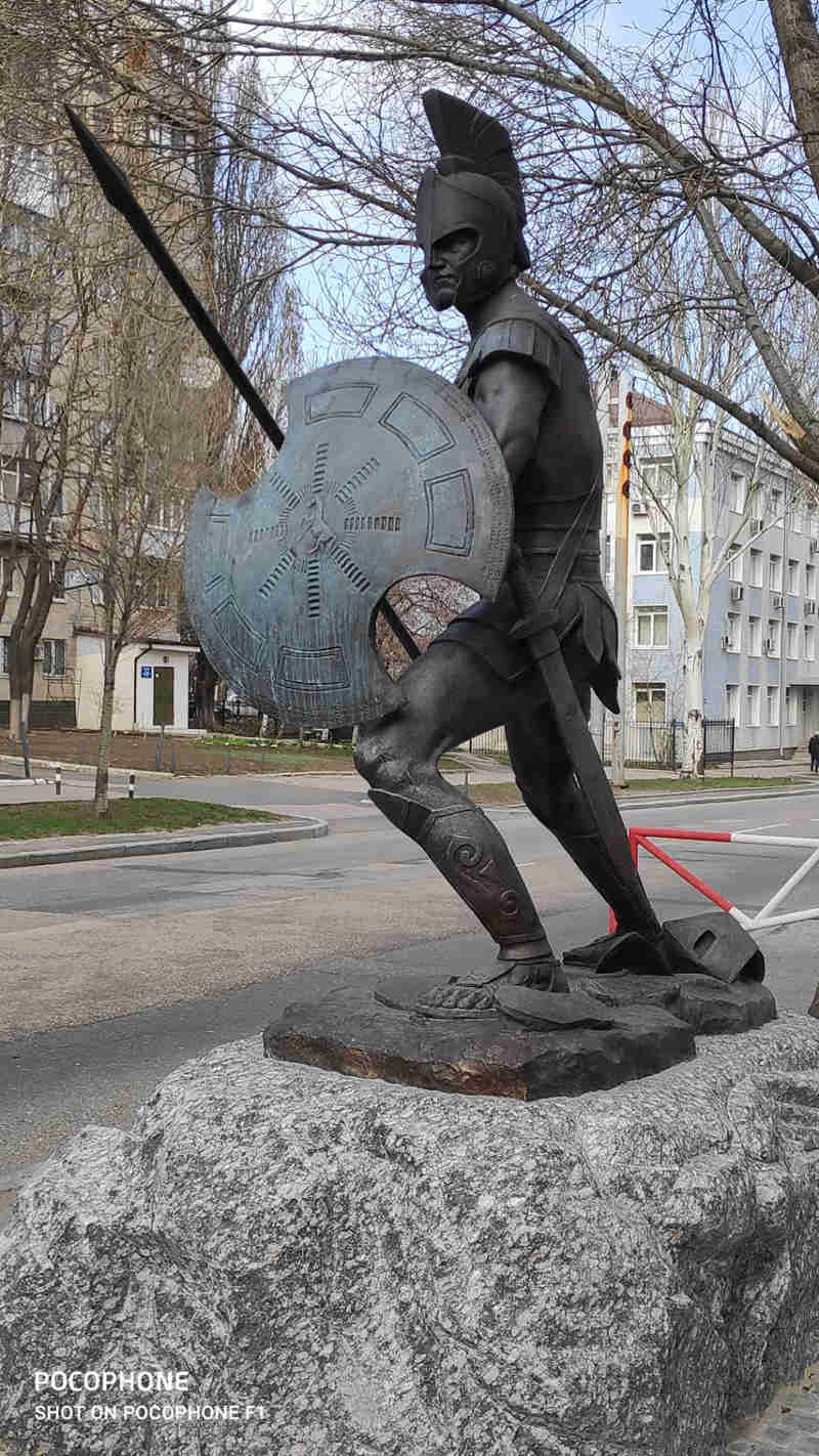 Greek warrior sculpture -YouFine (2)