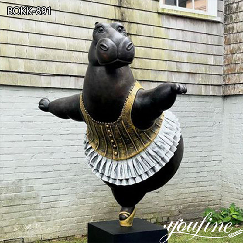 Hippo Ballerina sculpture -YouFine Sculpture