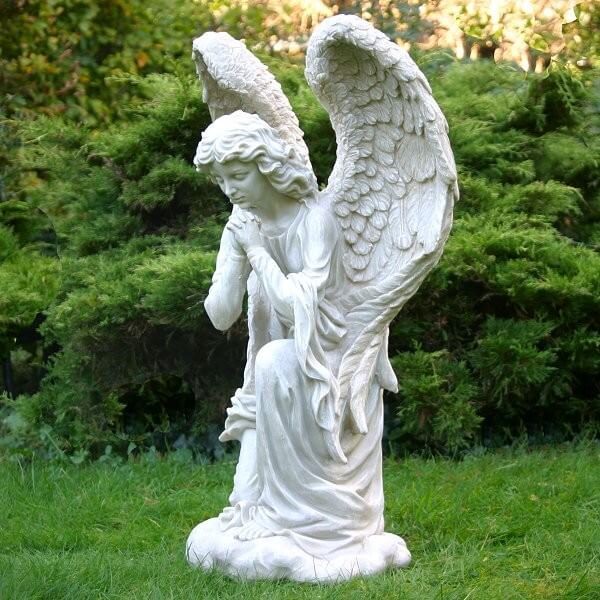 Large garden statues decor angle statue