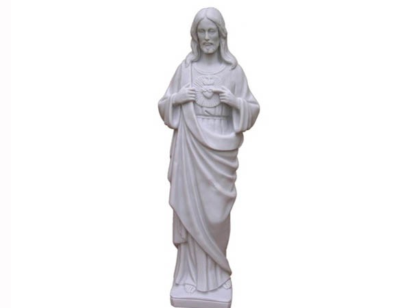 New products large christian jesus marble statues opening the arm