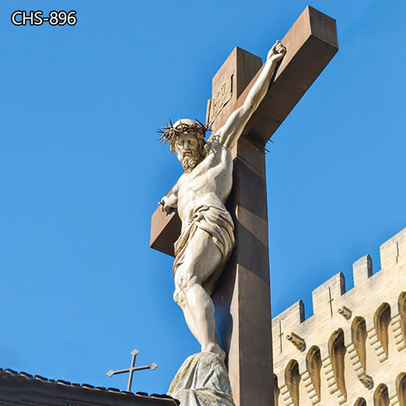 Jesus on cross sculpture -YouFine