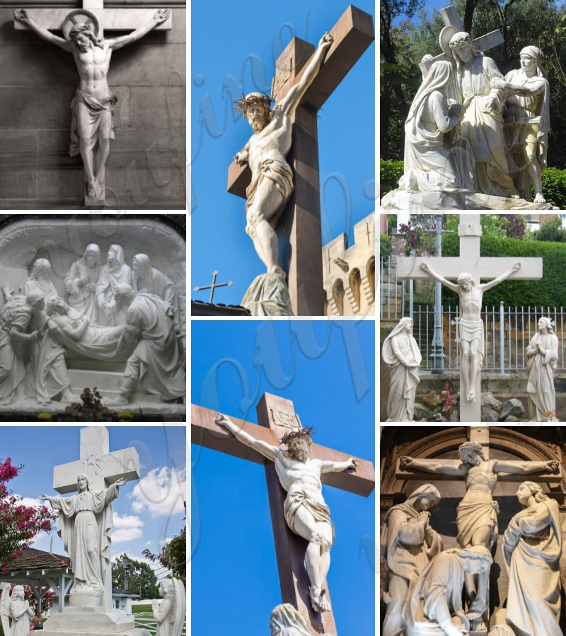 Jesus on cross statue for sale -YouFine