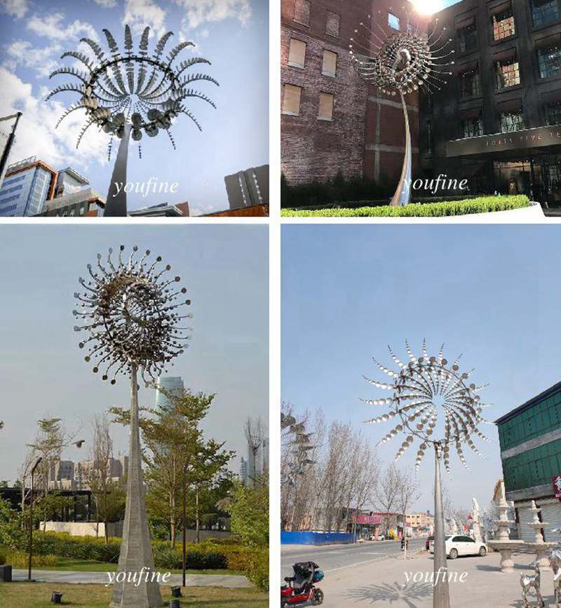 Metal Kinetic Stainless Steel Sculpture Factory