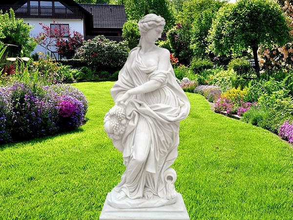popular 2016 hot sell stone carving marble lady statue
