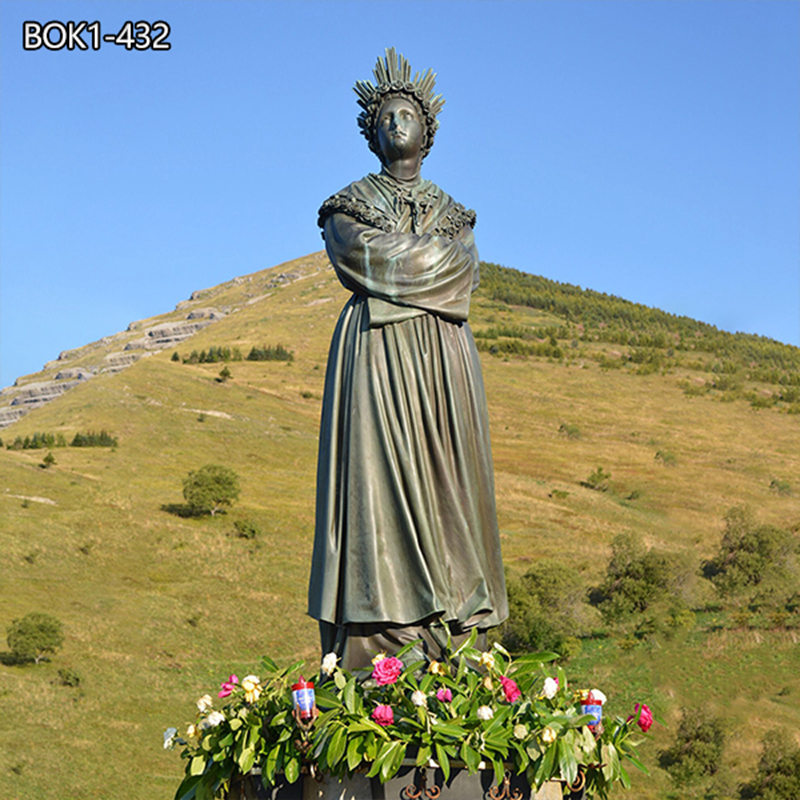 Large Bronze Our Lady of La Salette Statue for Outdoor or Church