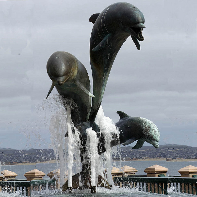 large dolphin statue -YouFine Sculpture