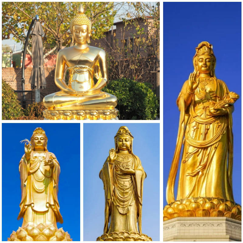 large gold Buddha statue -YouFine Sculpture