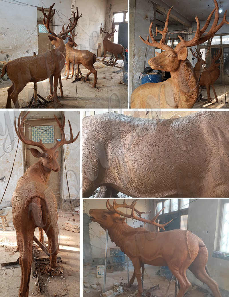 large metal deer sculpture -Factory Supplier