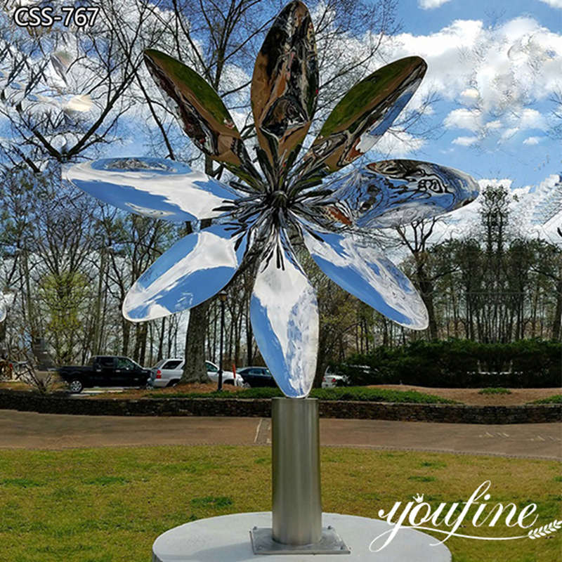 large metal flower sculpture -Factory Supplier