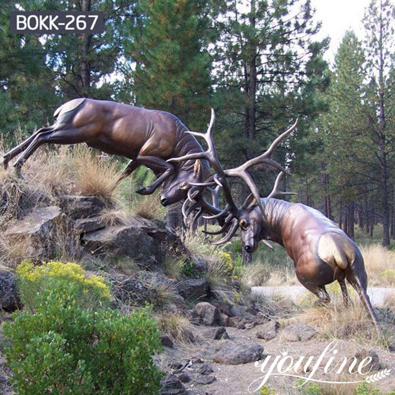life size bronze deer statues -Factory Supplier