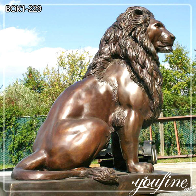 life size bronze lion statue -Factory Supplier