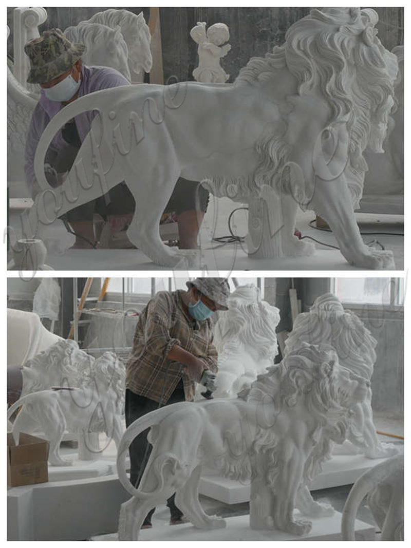 lion with wings statue -Factory Supplier