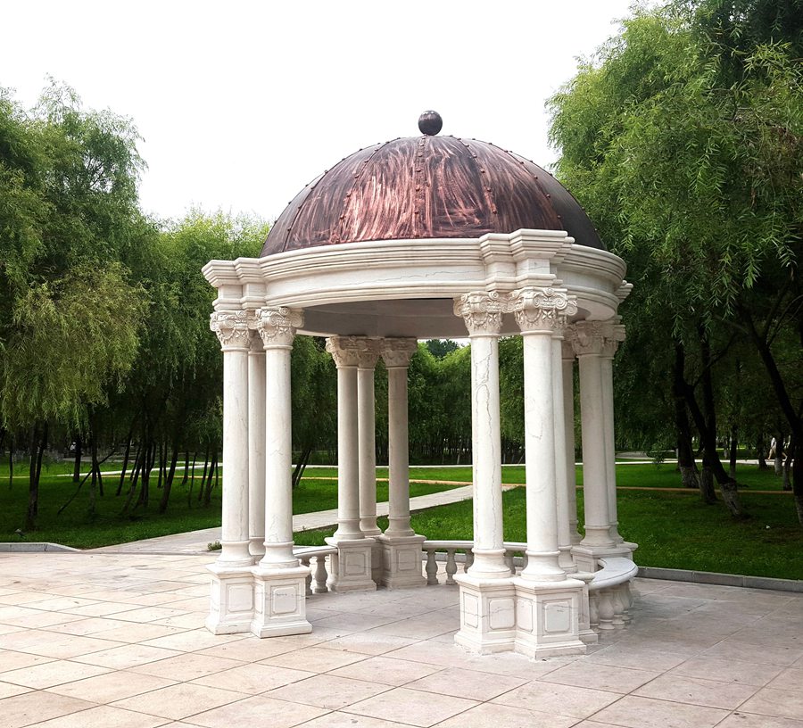 marble colum gazebo (1)