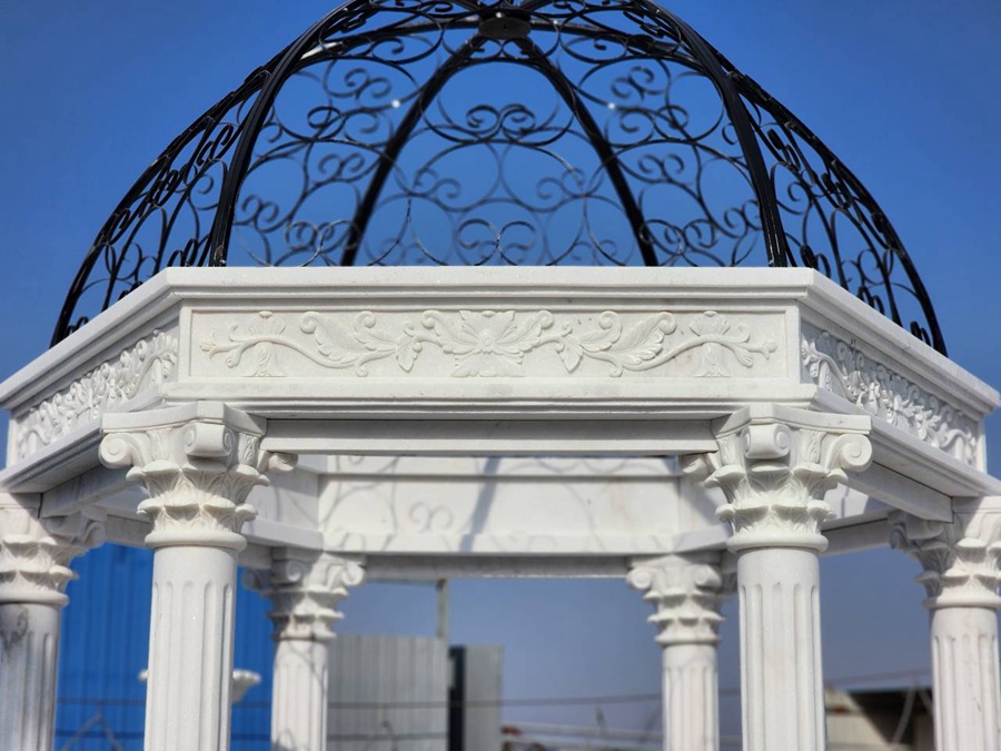 marble colum gazebo (2)