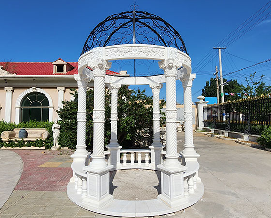 marble colum gazebo (4)