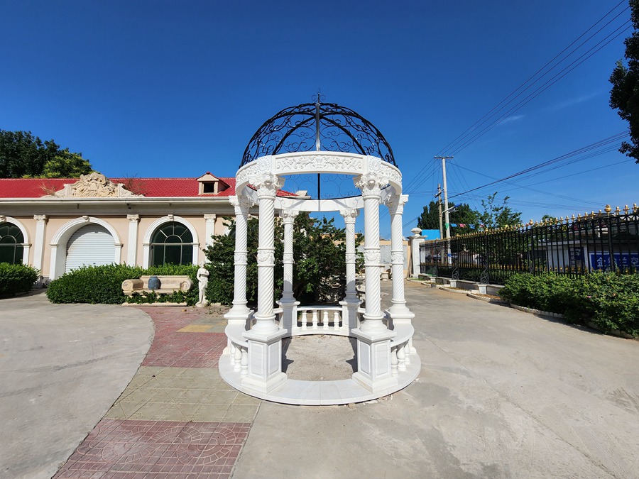 marble colum gazebo (6)