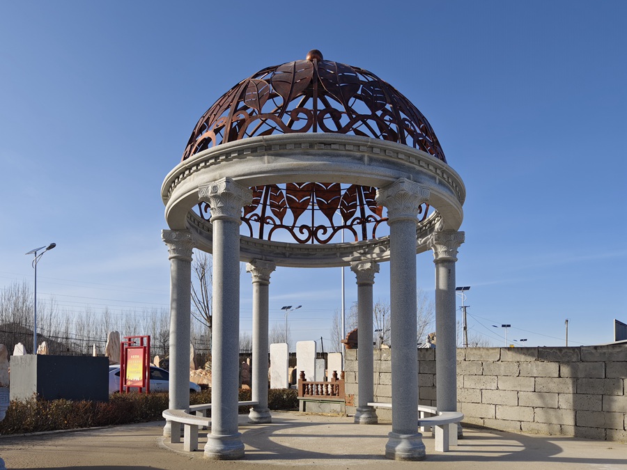 marble colum gazebo (7)