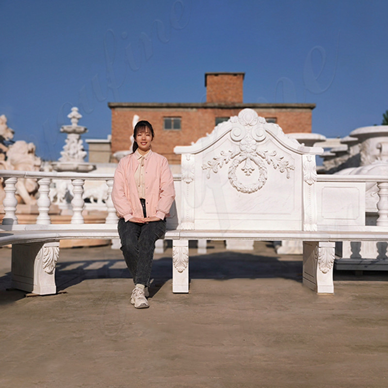 marble garden bench -YouFine