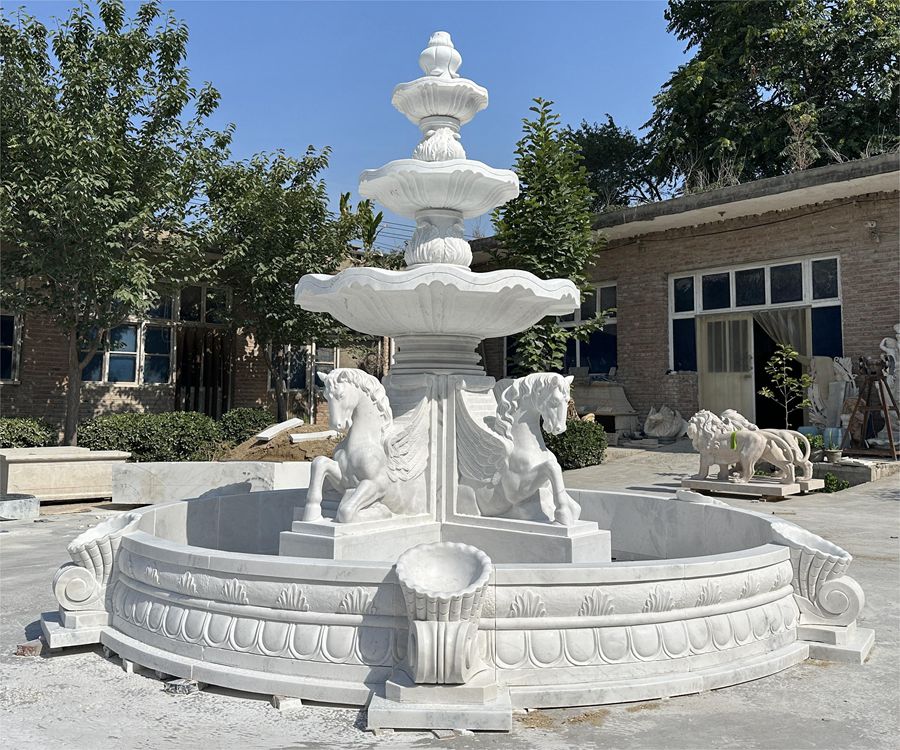 marble horse fountain (2)