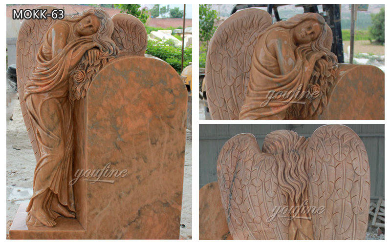 High Quality Marble Angel Tombstone