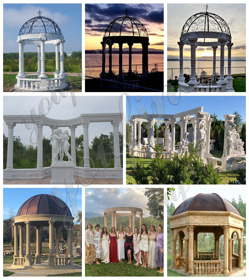 marble gazebo for sale -Factory Supplier