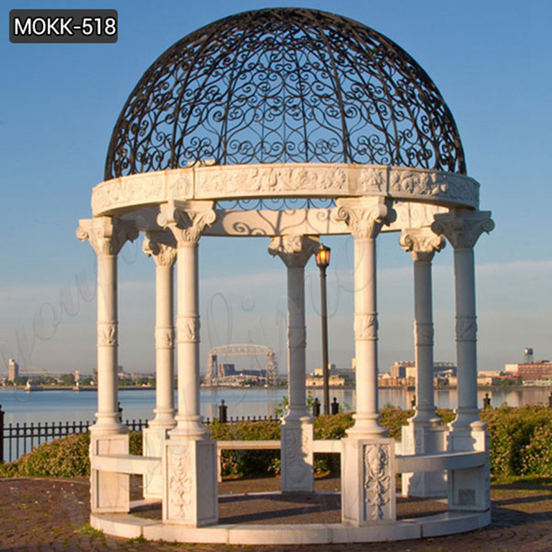 marble gazebo outdoor-YouFine Sculpture