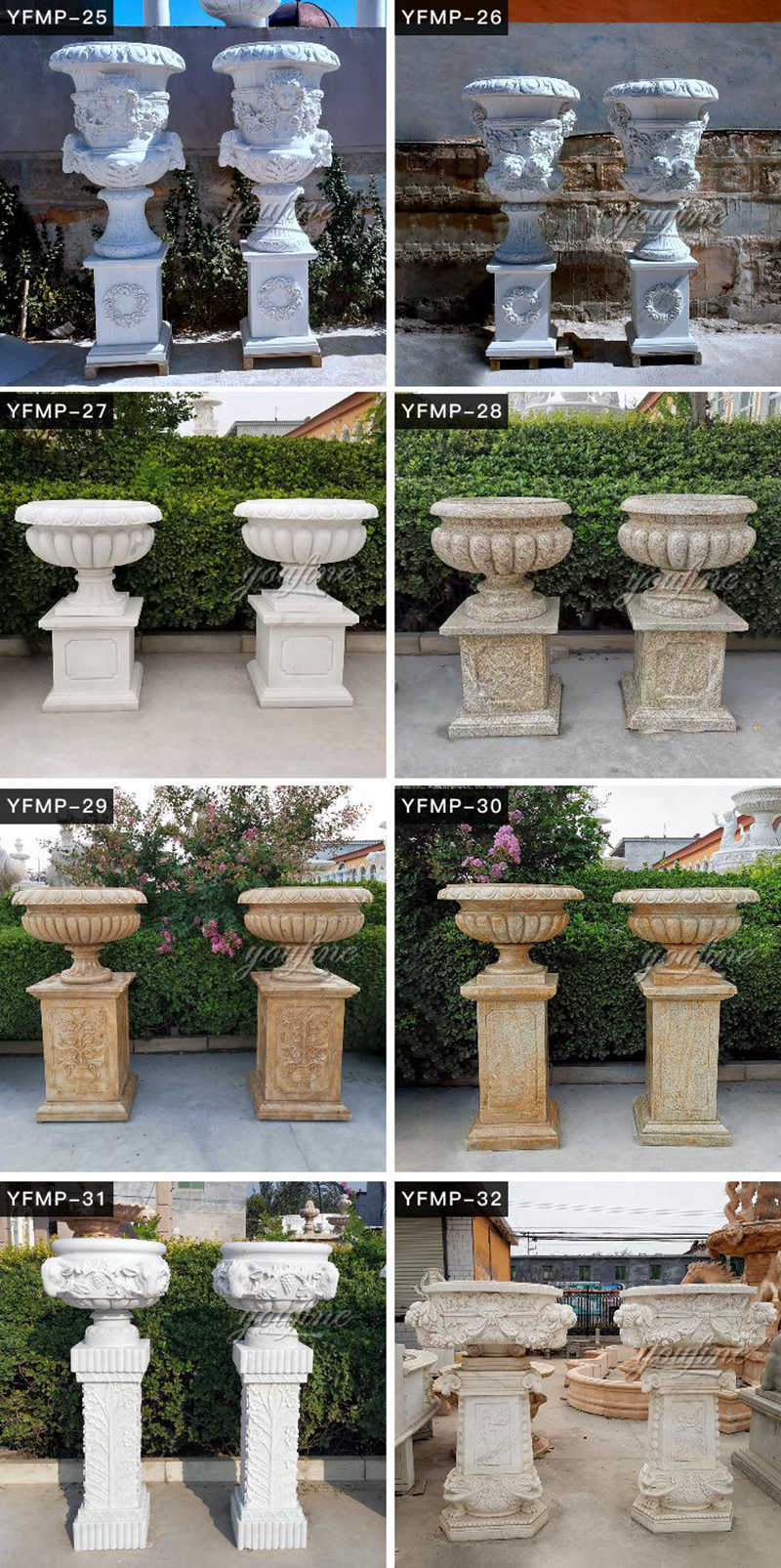 Marble Flower Pot