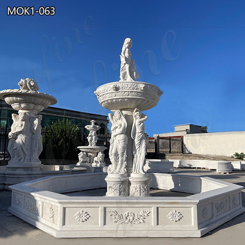 marble statue fountain -Factory Supplier