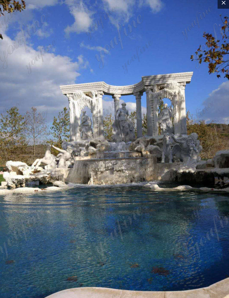 Marble Trevi Fountain-1