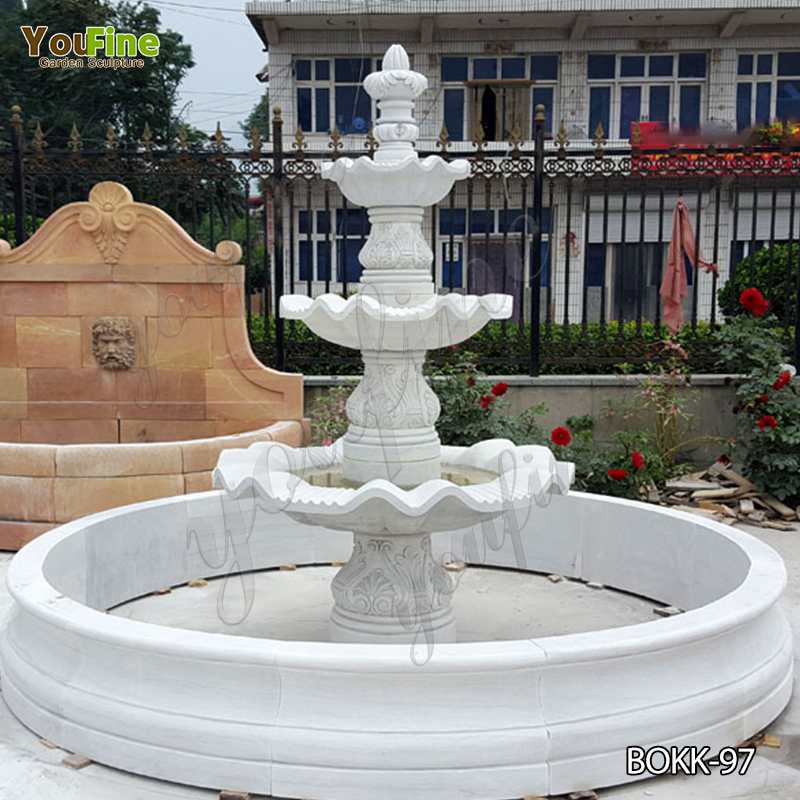 Simple Multi-layer Marble Fountain Sold Directly From the Factory