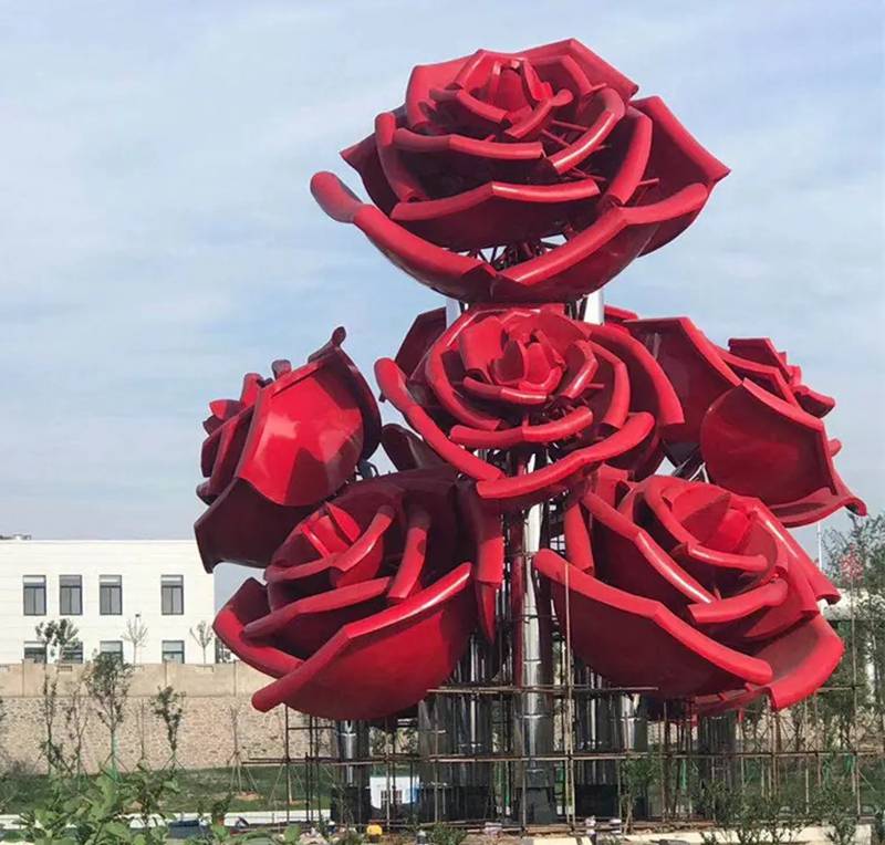 metal rose sculpture (3)