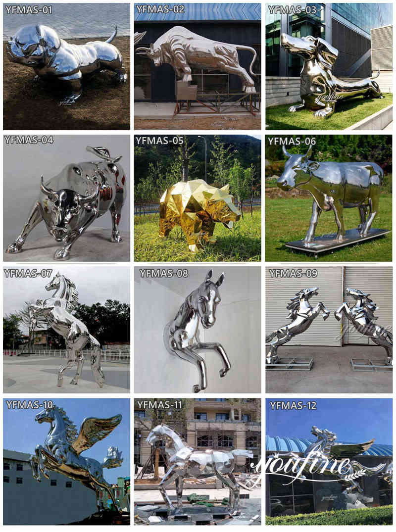 metal animal sculptures-Factory Supplier