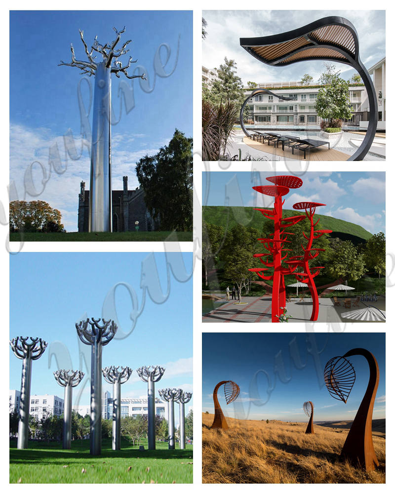 metal sculptures of trees -Factory Supplier (2)