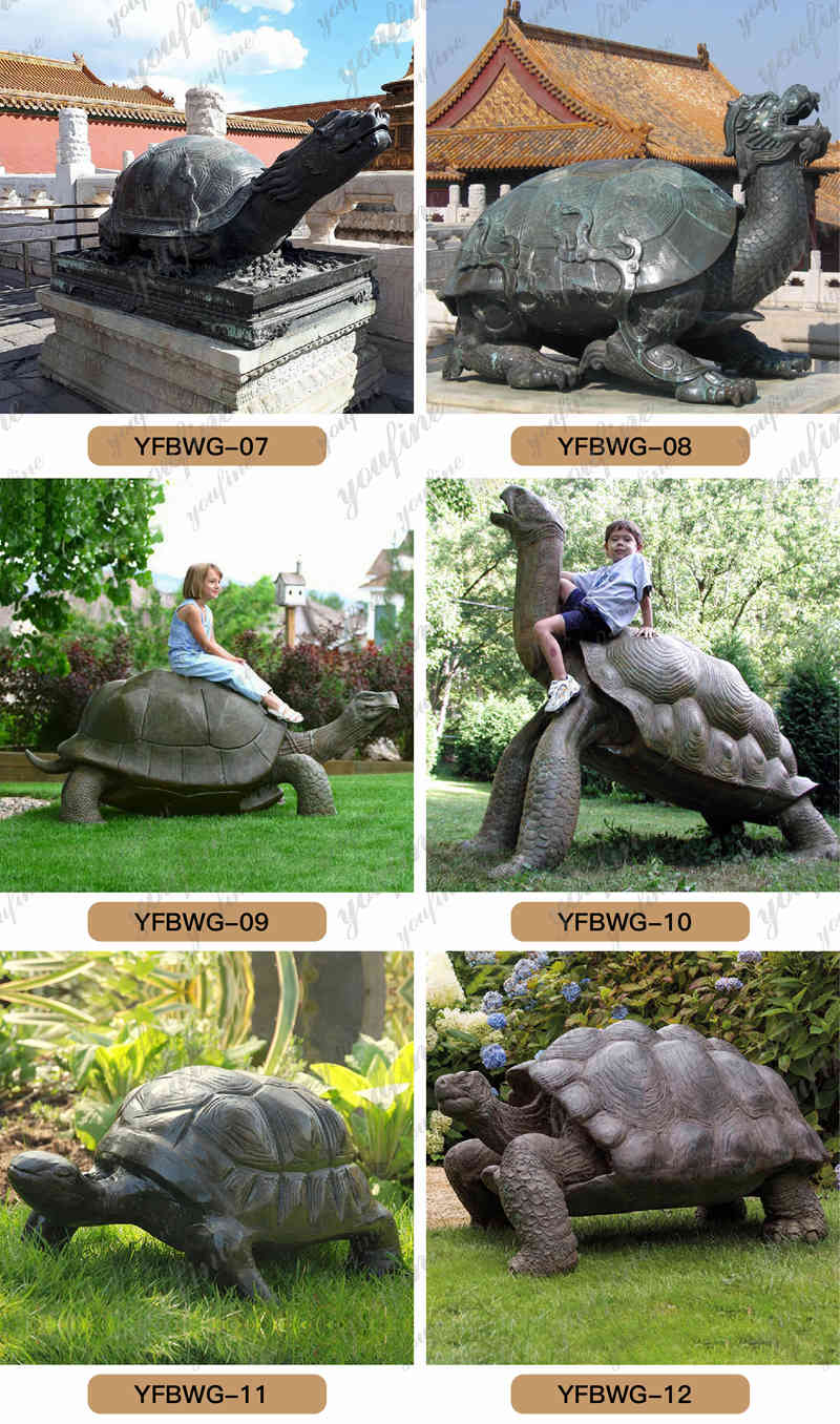 metal turtle sculpture -YouFine