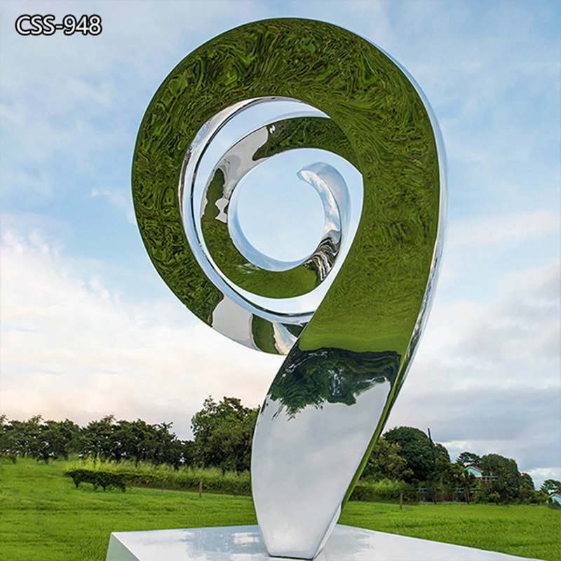 mirror stainless steel sculpture -YouFine Sculpture