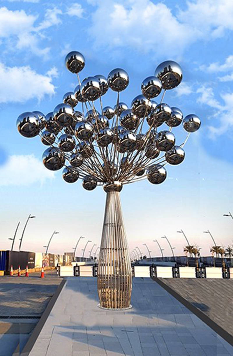 modern metal outdoor sculptures-Factory Supplier