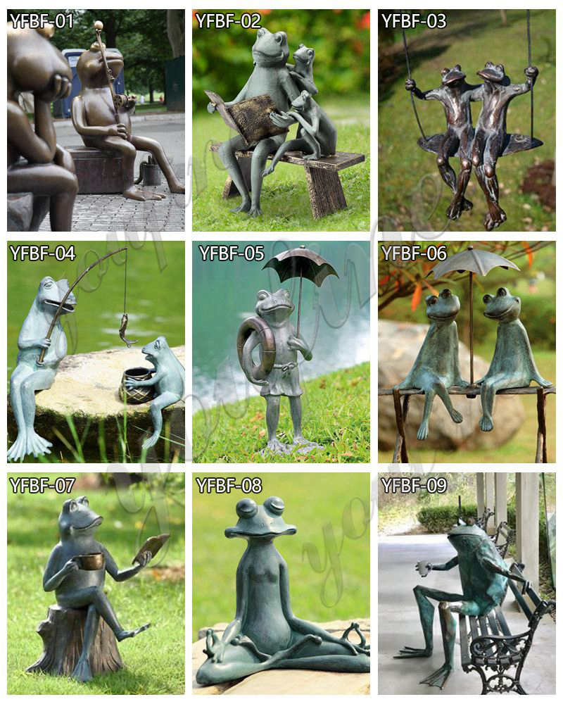 large frog sculpture -Factory Supplier