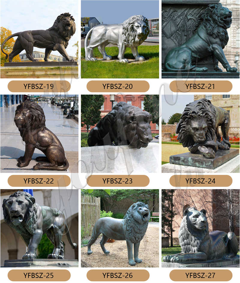 more choices for bronze lion statues-Factory Supplier