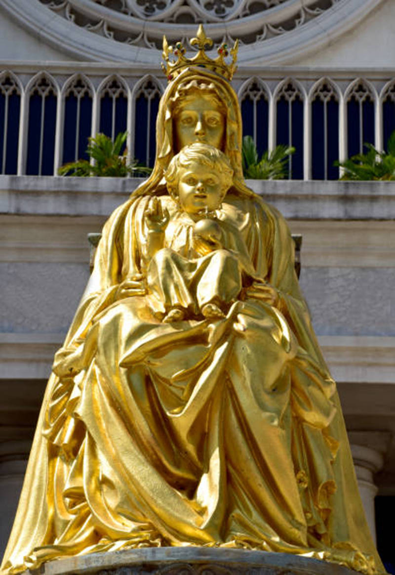 mother mary and jesus statue-Factory Supplier