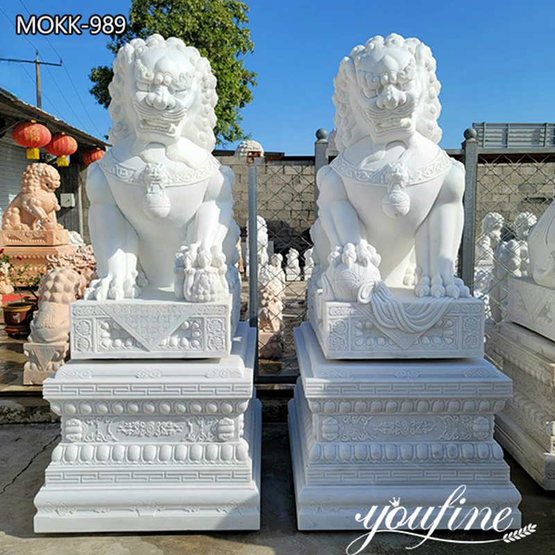 outdoor Chinese foo dog statues for sale-Factory Supplier
