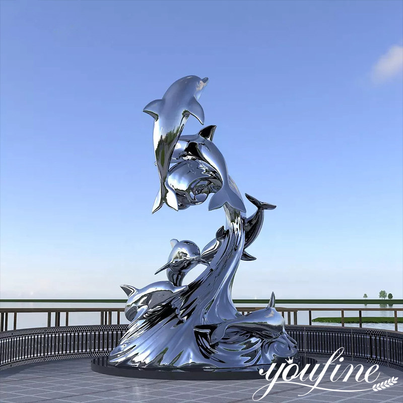 outdoor dolphin statues -Factory Supplier
