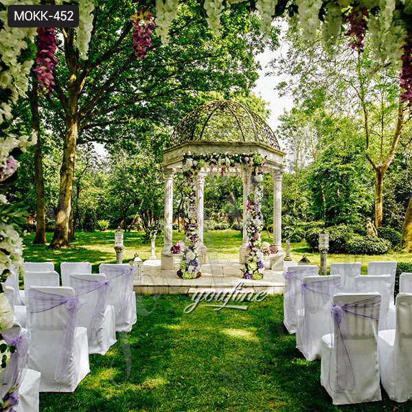 Outdoor Gazebo Decoration Marble Wedding Gazebo